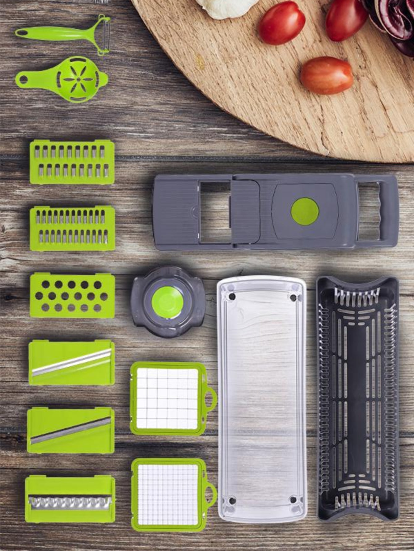 Cortador frutas y verduras multifuncional 🚨14 en 1🚨