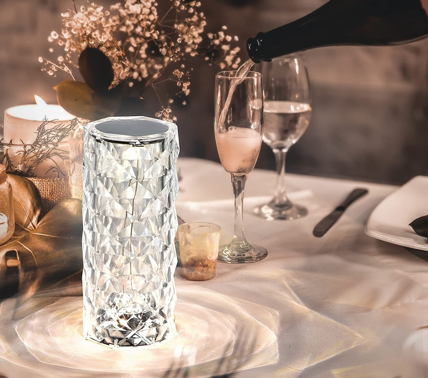 LAMPARA DE CRISTAL DIAMOND