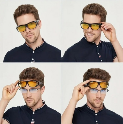 Night Vision Pro™-Lentes HD (maximiza tu seguridad al conducir de noche)