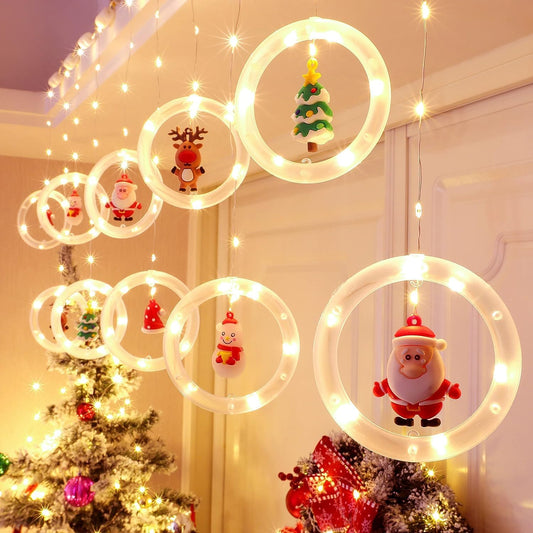 LUCES LED AROS NAVIDAD-3 METROS-💥3X2💥
