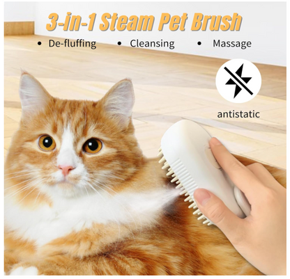 BRUSHpro-CEPILLO DE VAPOR PARA MASCOTAS
