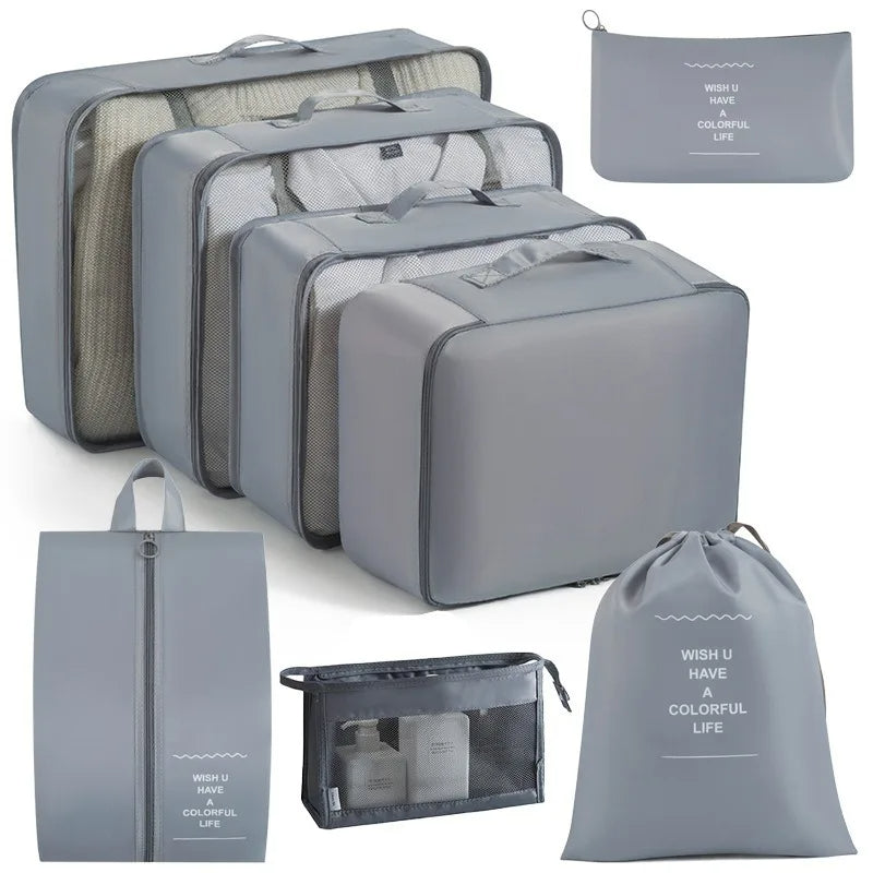 Set 8 Pz Organizador de Maleta.