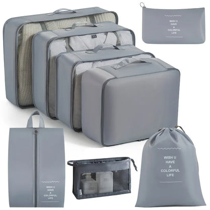 Set 8 Pz Organizador de Maleta.