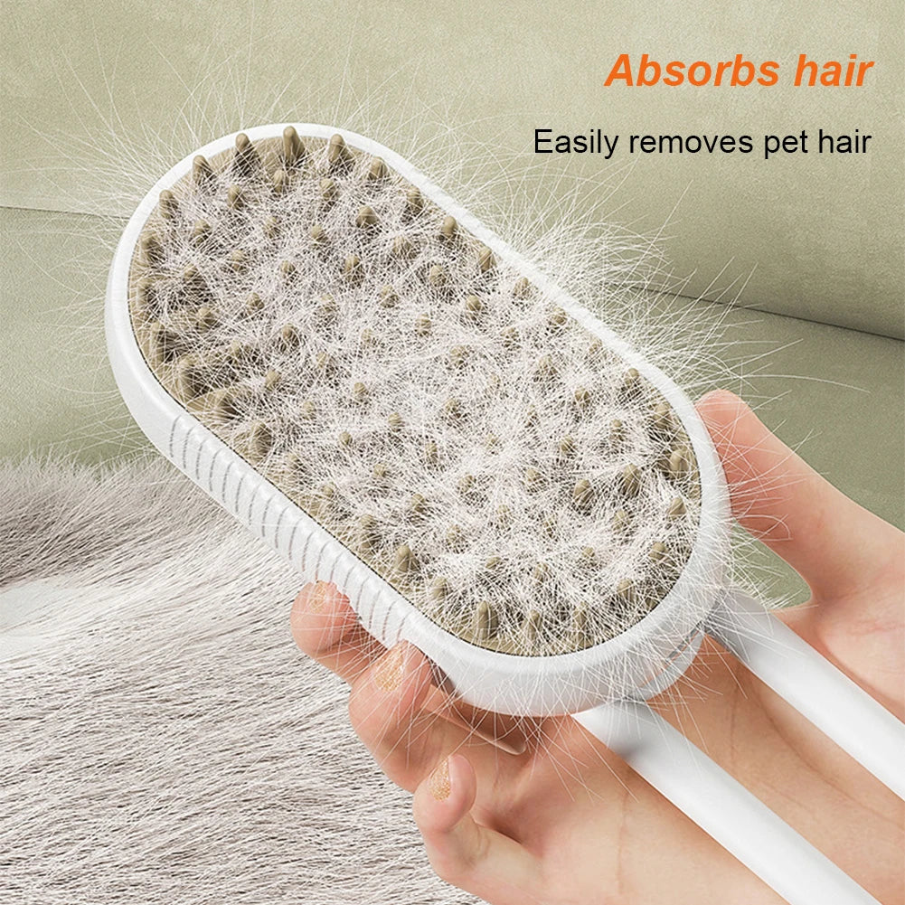 BRUSHpro-CEPILLO DE VAPOR PARA MASCOTAS
